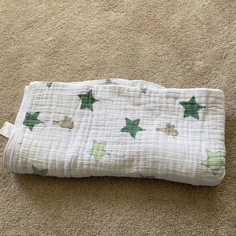 Aden and Anais Crib Blanket